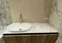 Укладка керамогранита в Санузле на ул. Оптиков 2