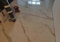 Укладка крупноформатного керамогранита на пол на Аптекарском пр. 3